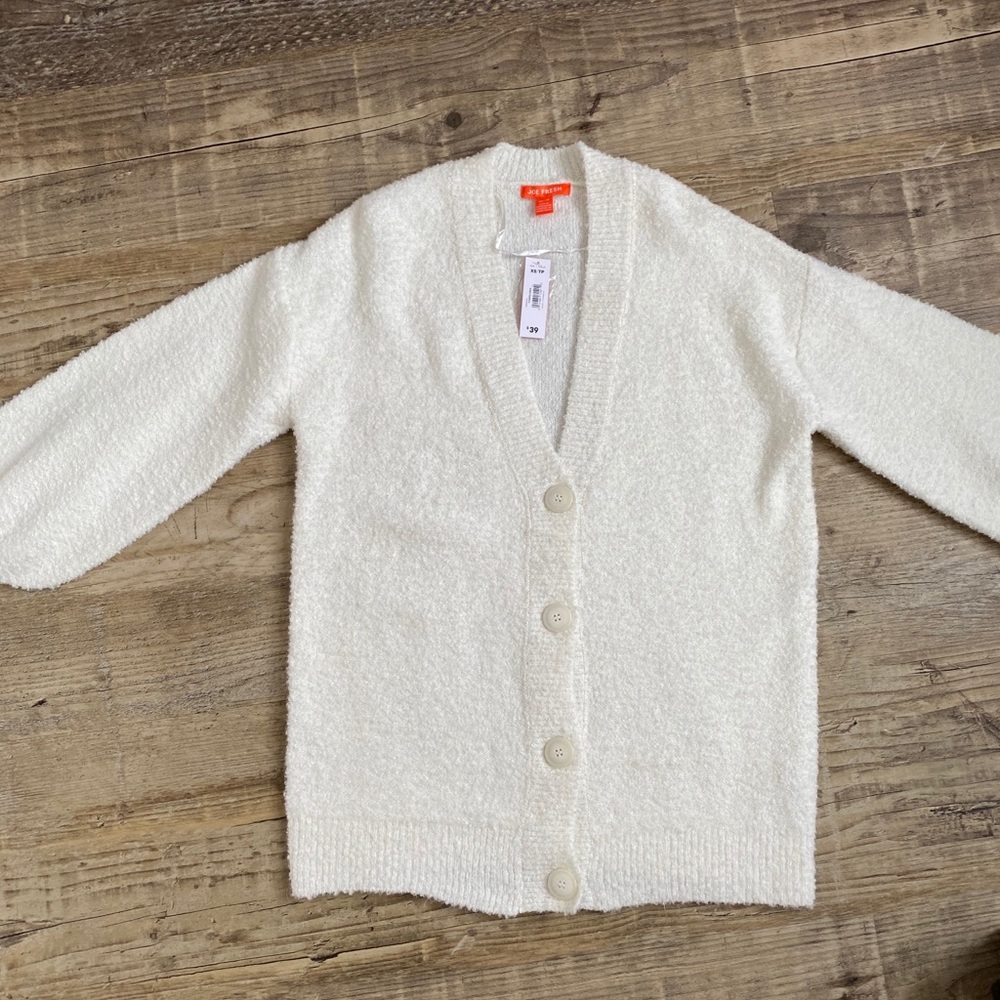 Oversized Button Up Cardigan